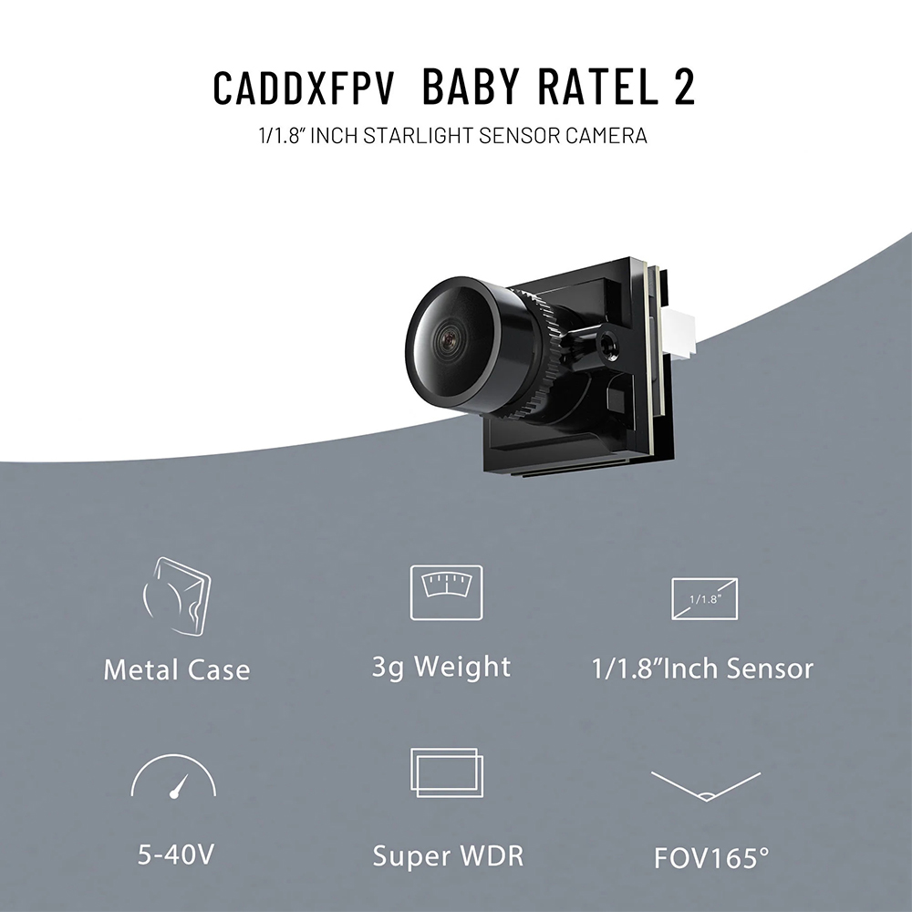 Kamera CADDX Micro FPV Ratel 2 – Drone Ae Rc recenzja i cena