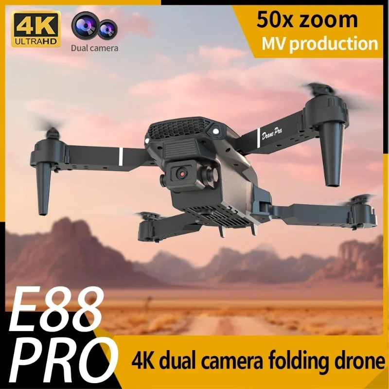 E88 Mini Dron z Kamerą 4K HD W – Drone E88 Rc Quadcopter recenzja i cena